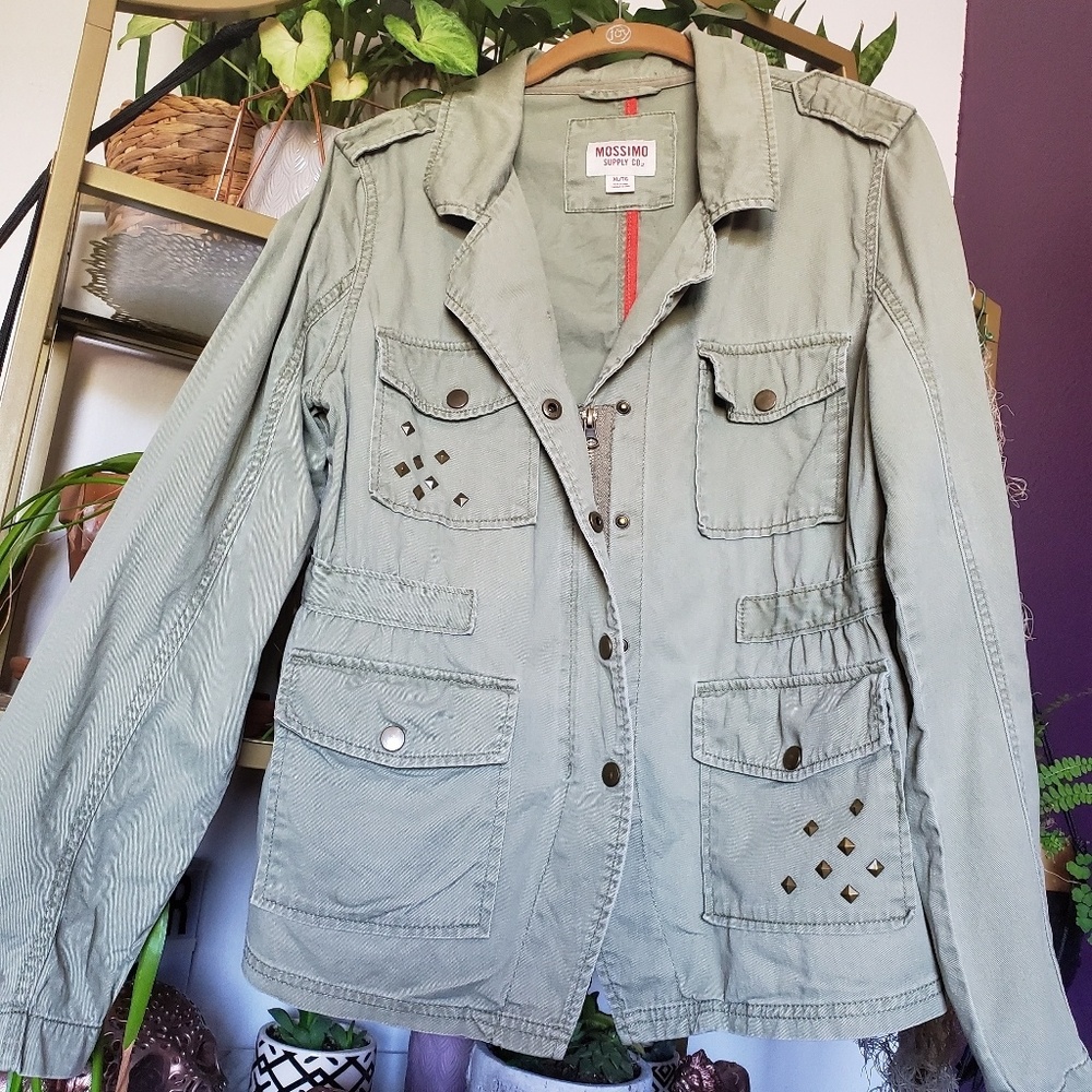 Studded Utility jacket. Mossimo.